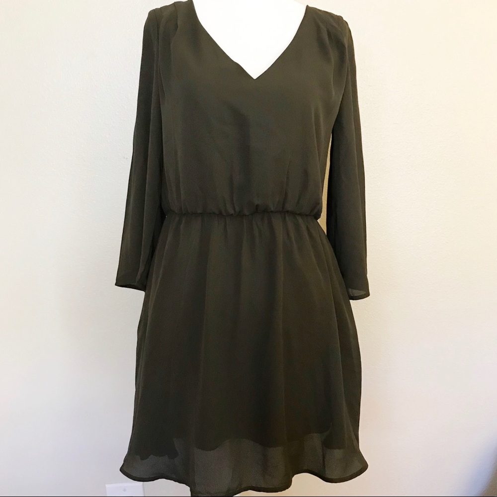 NWT Olive Green Mini Dress, F21